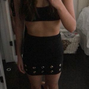 Skirt With Silver Detailing